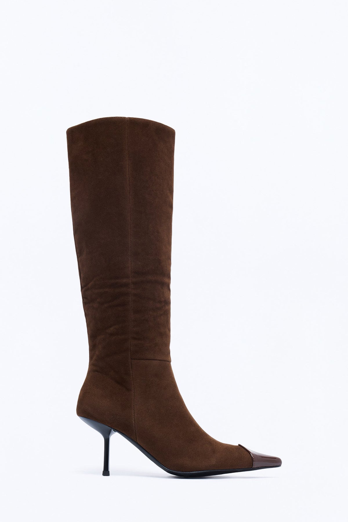 Day One Heeled Boots - Chocolate