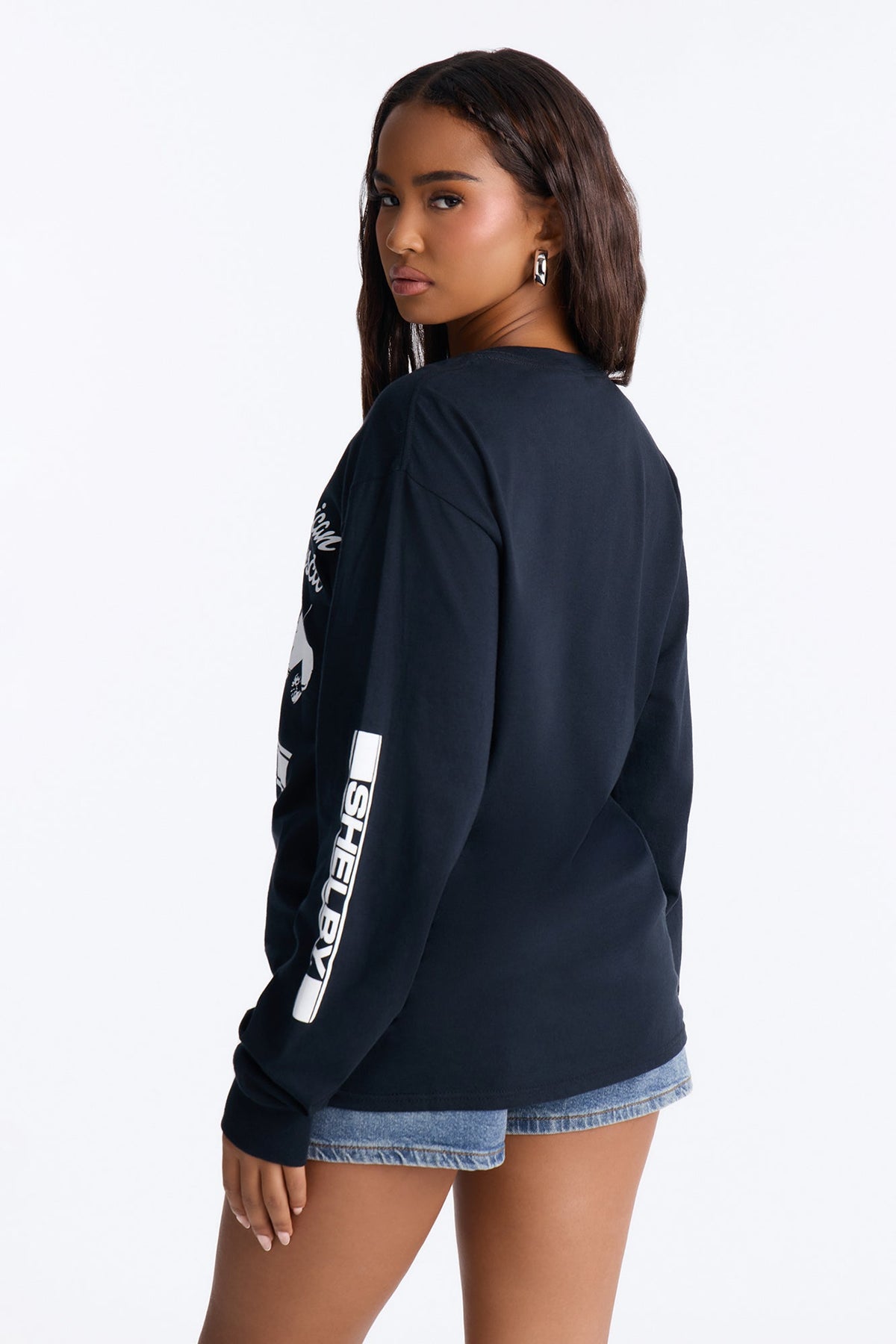 American Muscle Long Sleeve Tee - Black