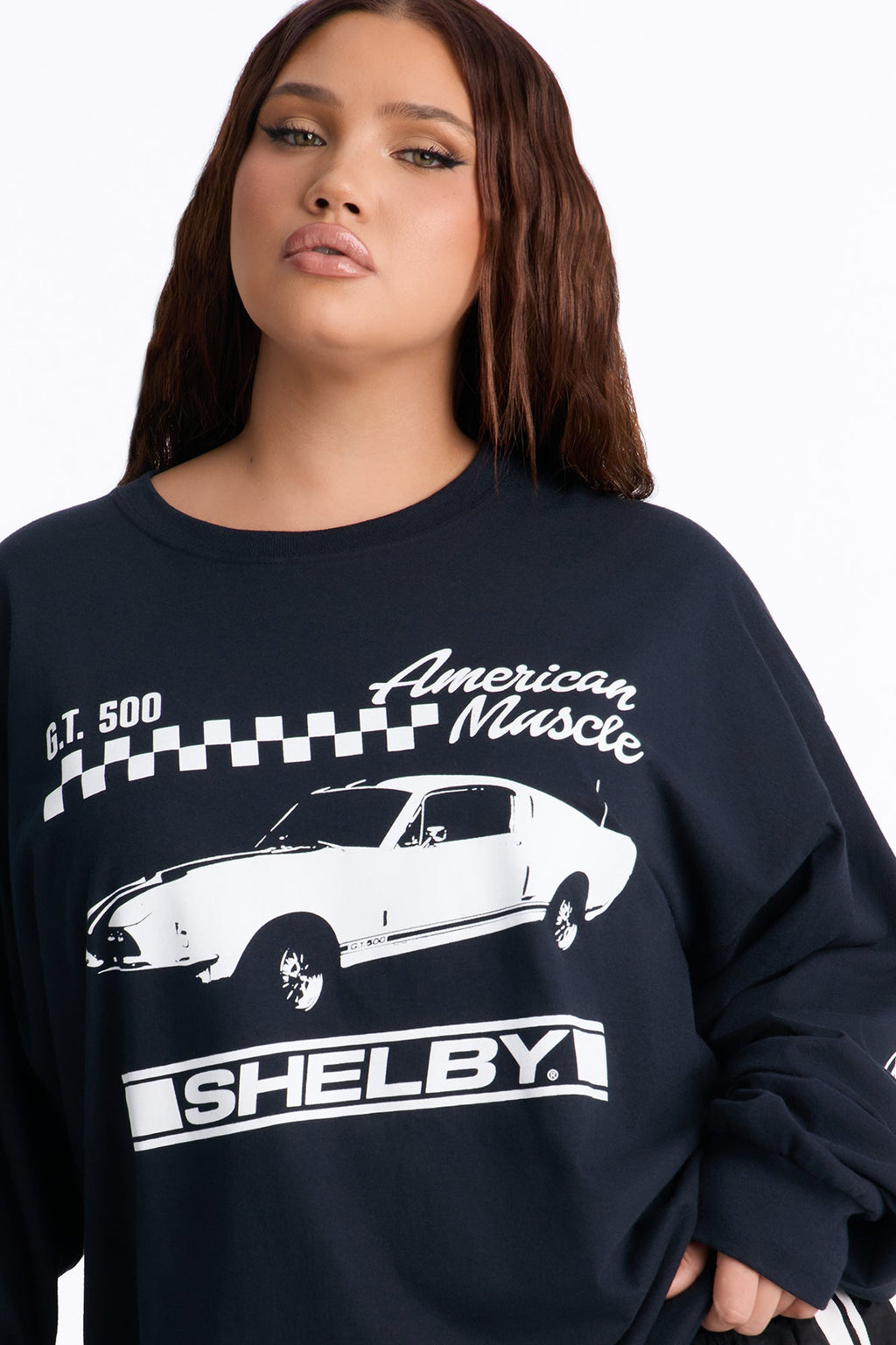 American Muscle Long Sleeve Tee - Black