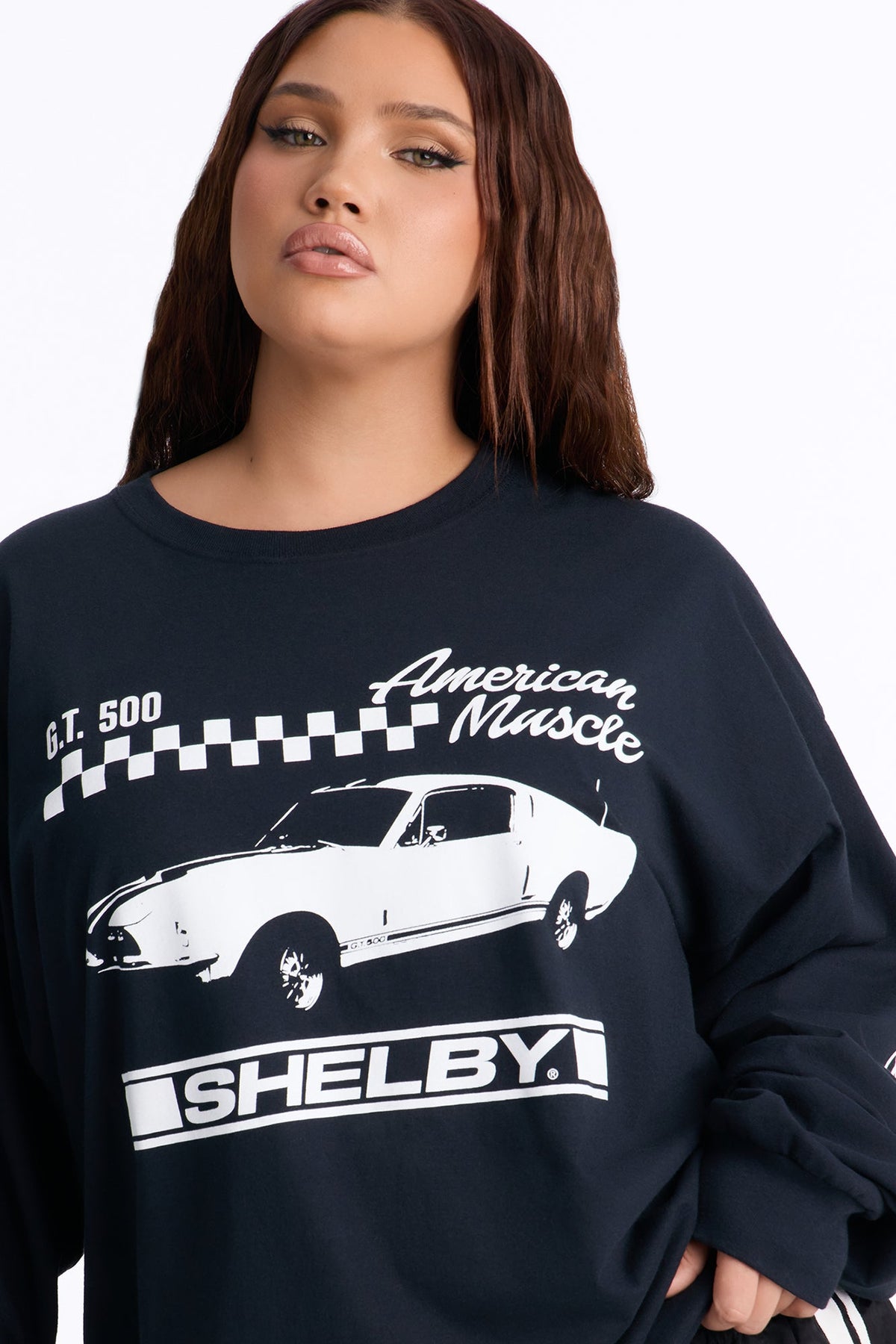 American Muscle Long Sleeve Tee - Black