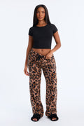 Cuddle Boo Sherpa PJ Pants - Leopard