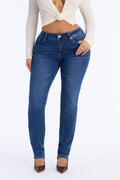 C'est La Vie Classic Stretch Skinny Jeans - Medium Wash