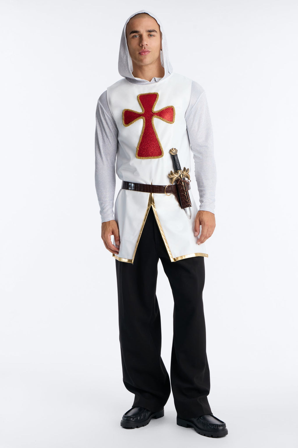 Battle Ready 4 Piece Costume Set - White