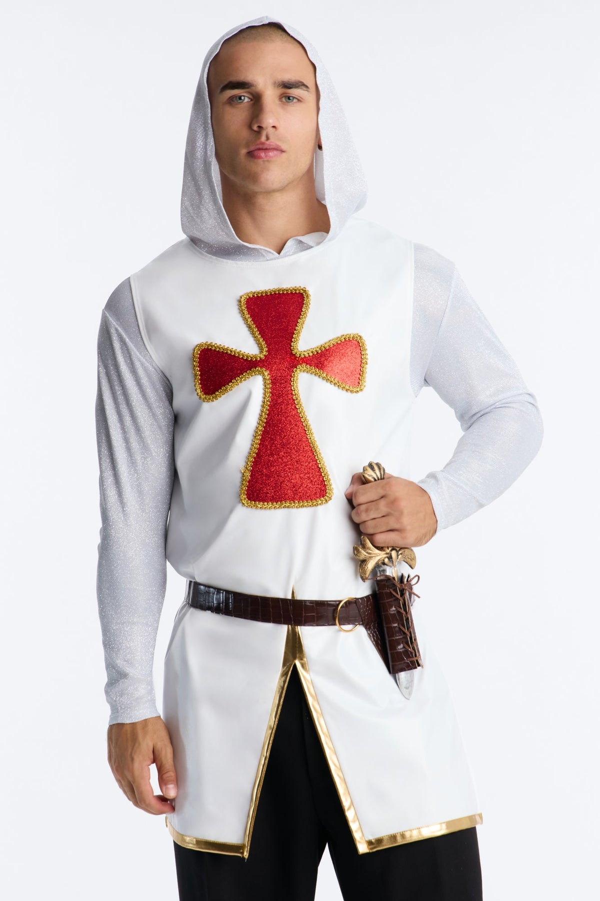 Battle Ready 4 Piece Costume Set - White