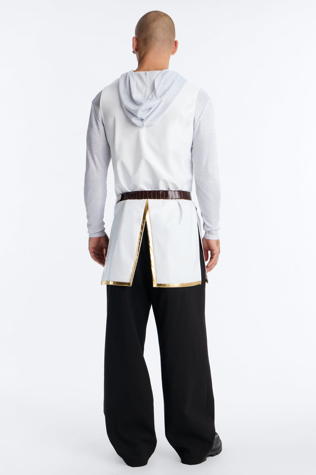 Battle Ready 4 Piece Costume Set - White