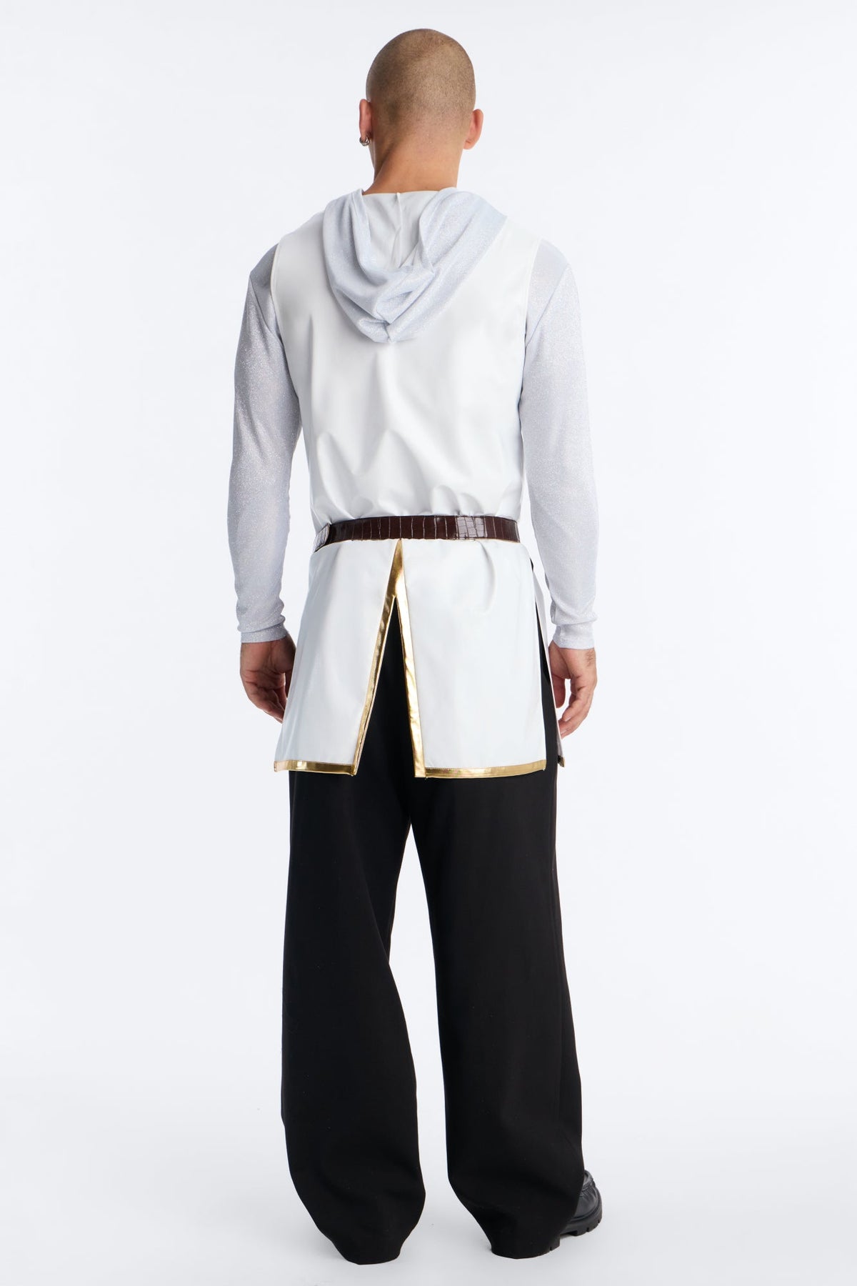 Battle Ready 4 Piece Costume Set - White