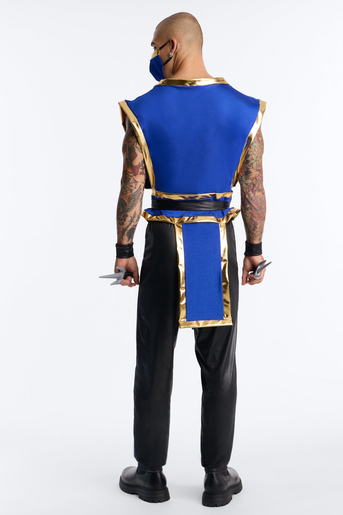 Silent Blade 7 Piece Costume Set - Blue/combo