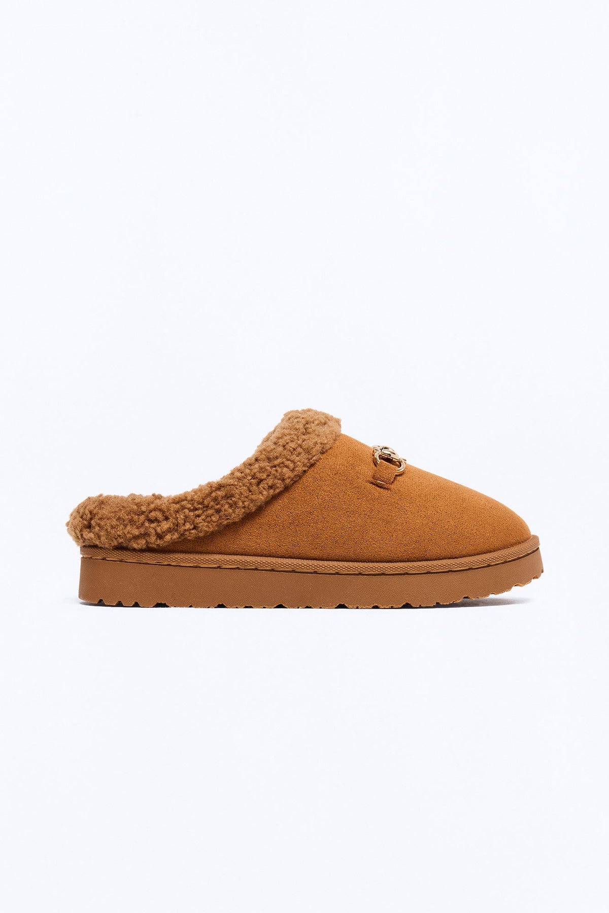 Stay in Motion Suede Flats - Chestnut