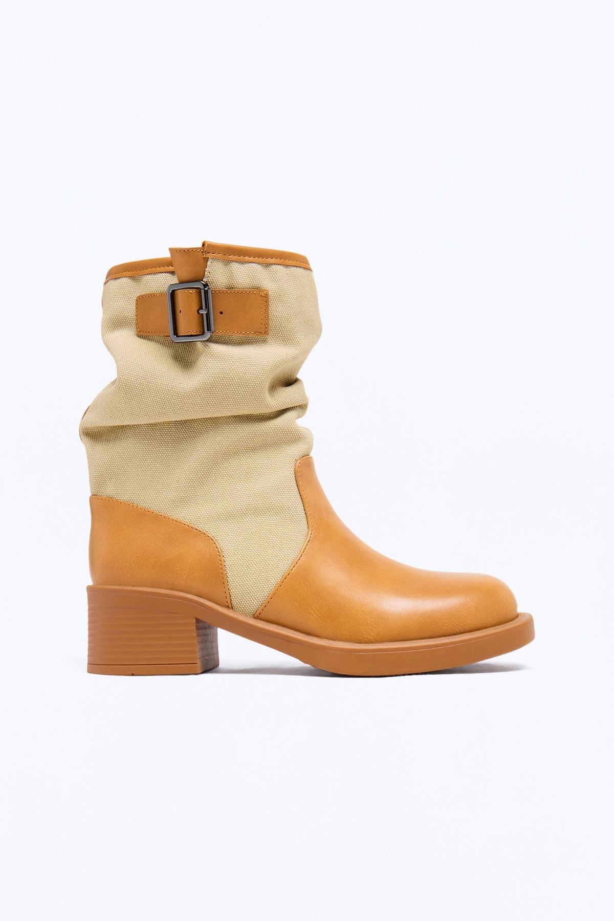In Charge Flat Booties - Tan