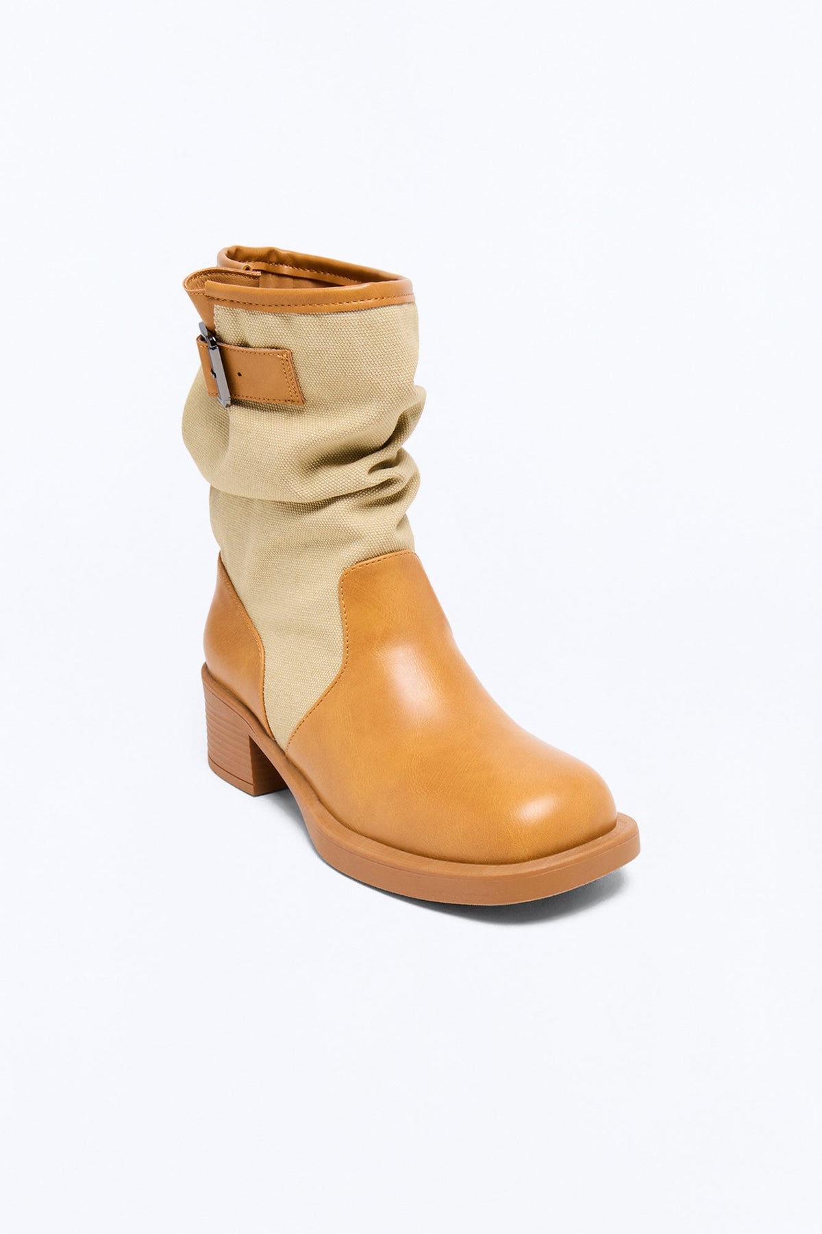 In Charge Flat Booties - Tan