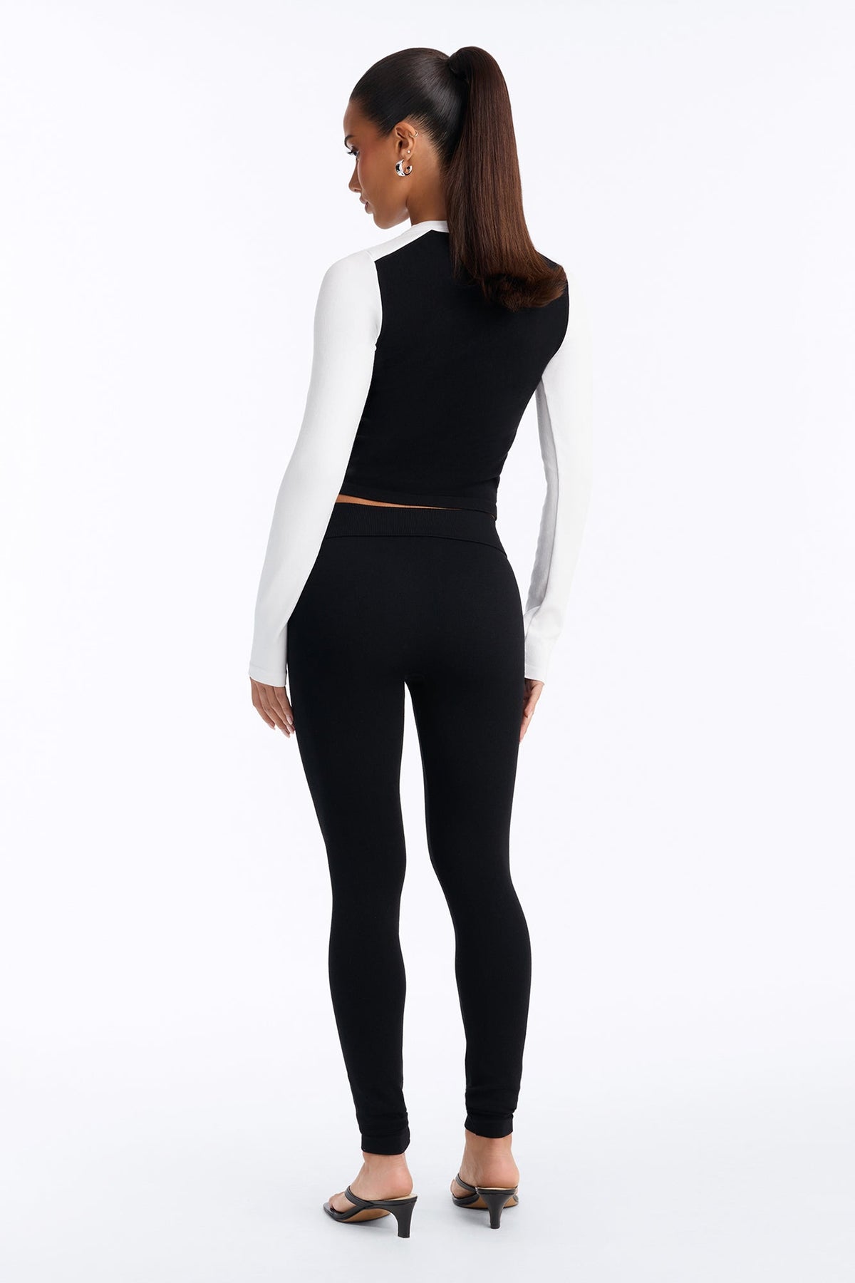 Jessica Seamless Legging Set - Black/combo