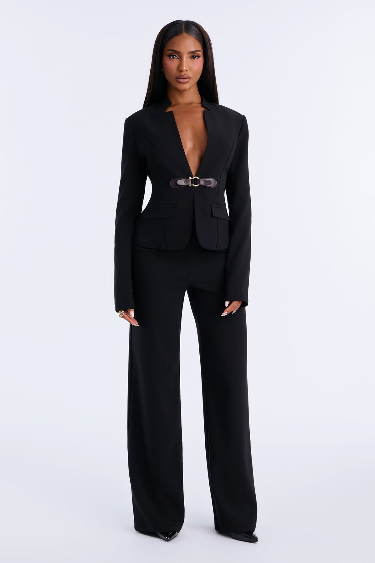 Making It Work Pant Set - Black