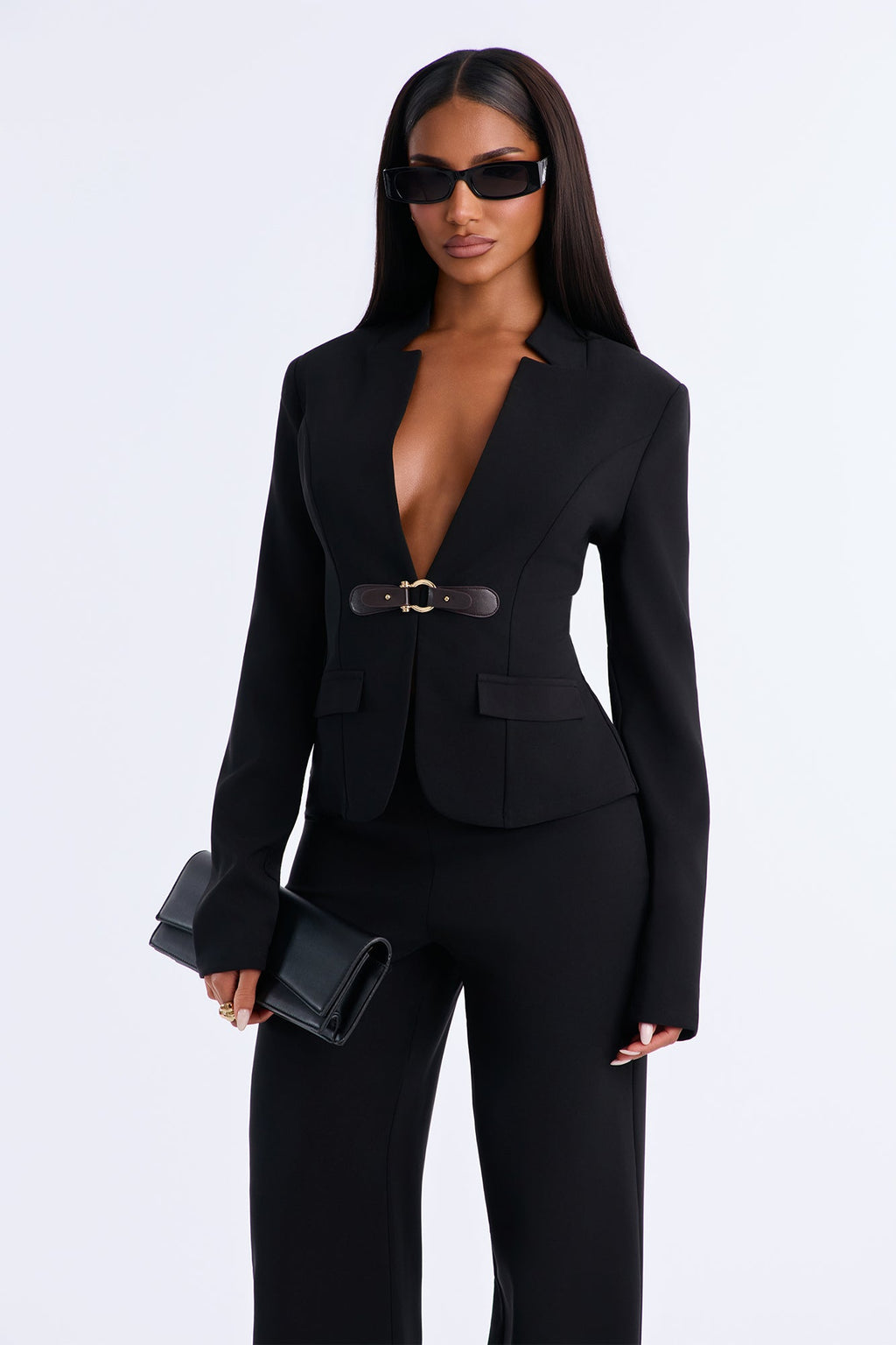Making It Work Pant Set - Black