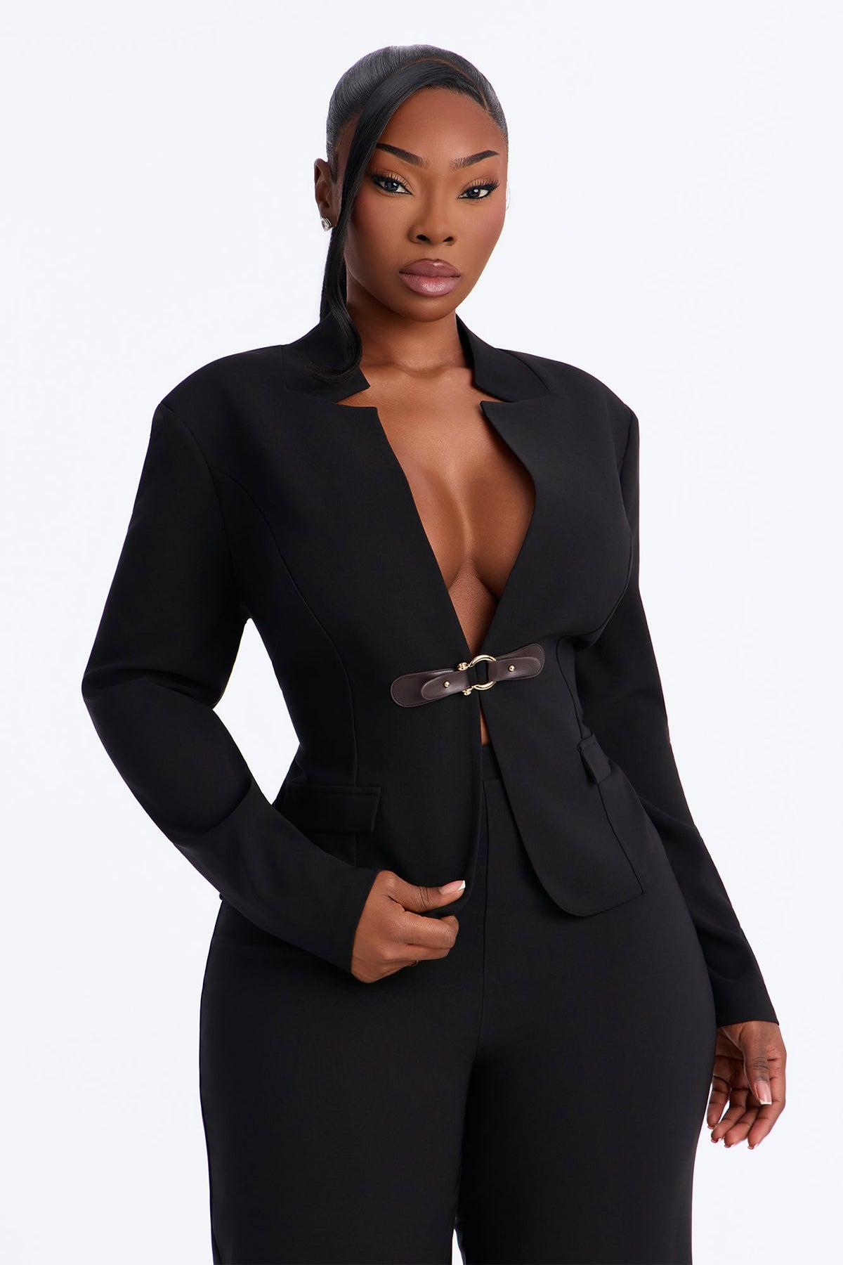 Making It Work Pant Set - Black