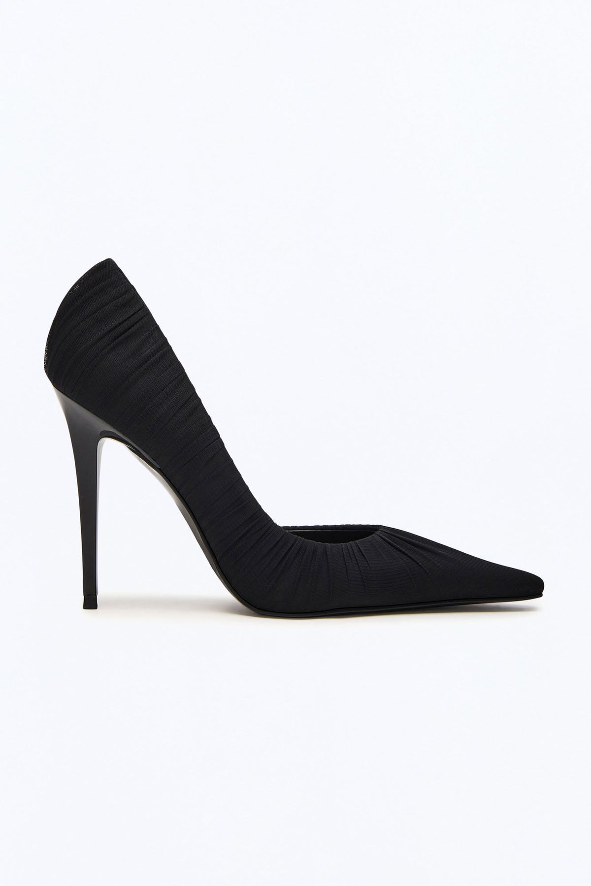 Steve Madden Elegant Mesh Stiletto Pumps - Black