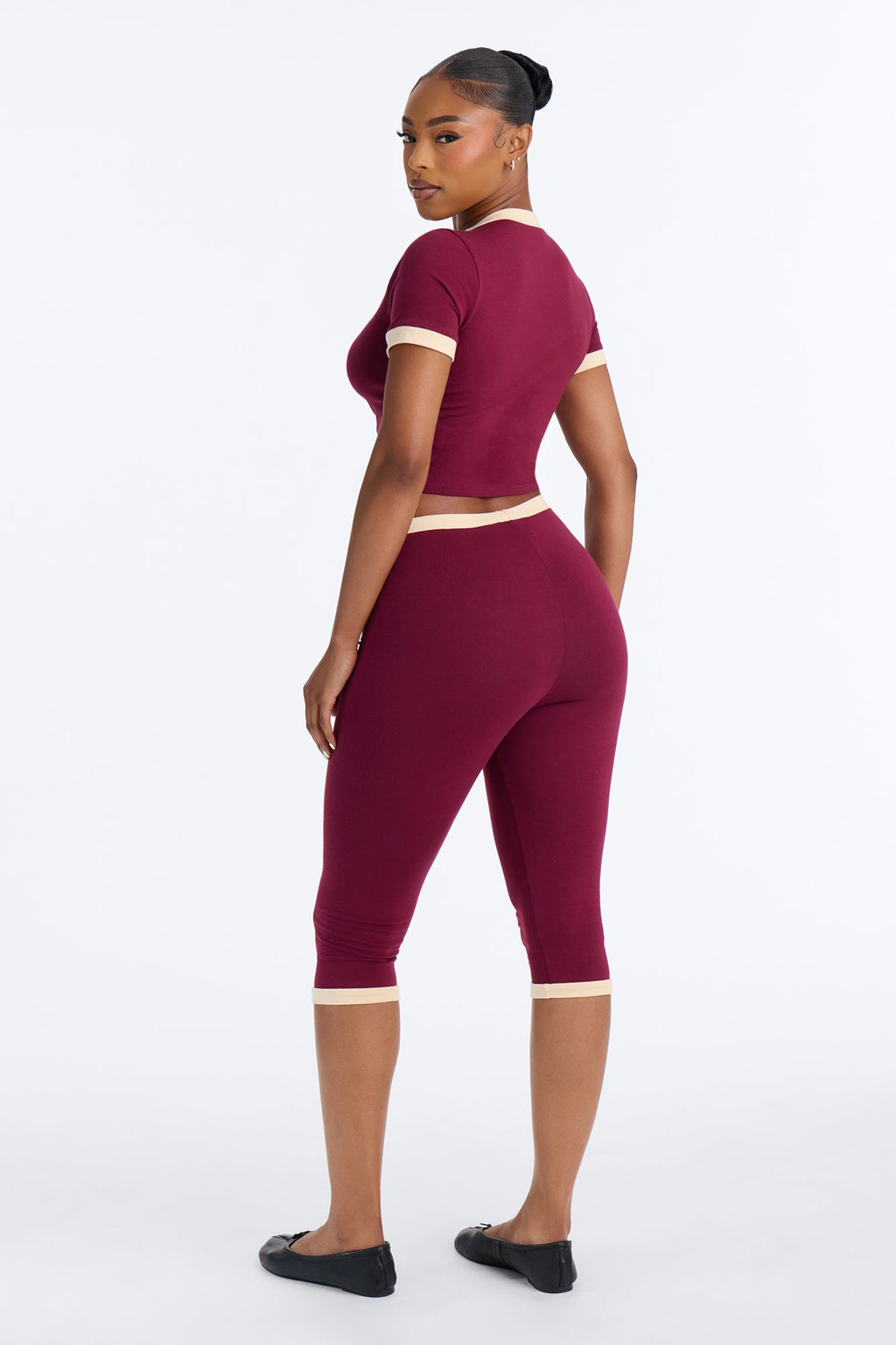 Los Angeles 97' Capri Set - Burgundy