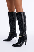 Dress the Part Heeled Boots - Black