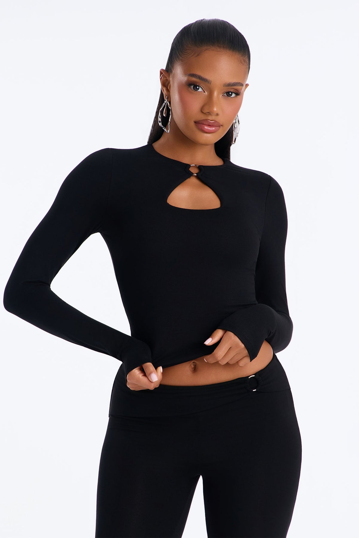 Moving Chic Capri Set - Black