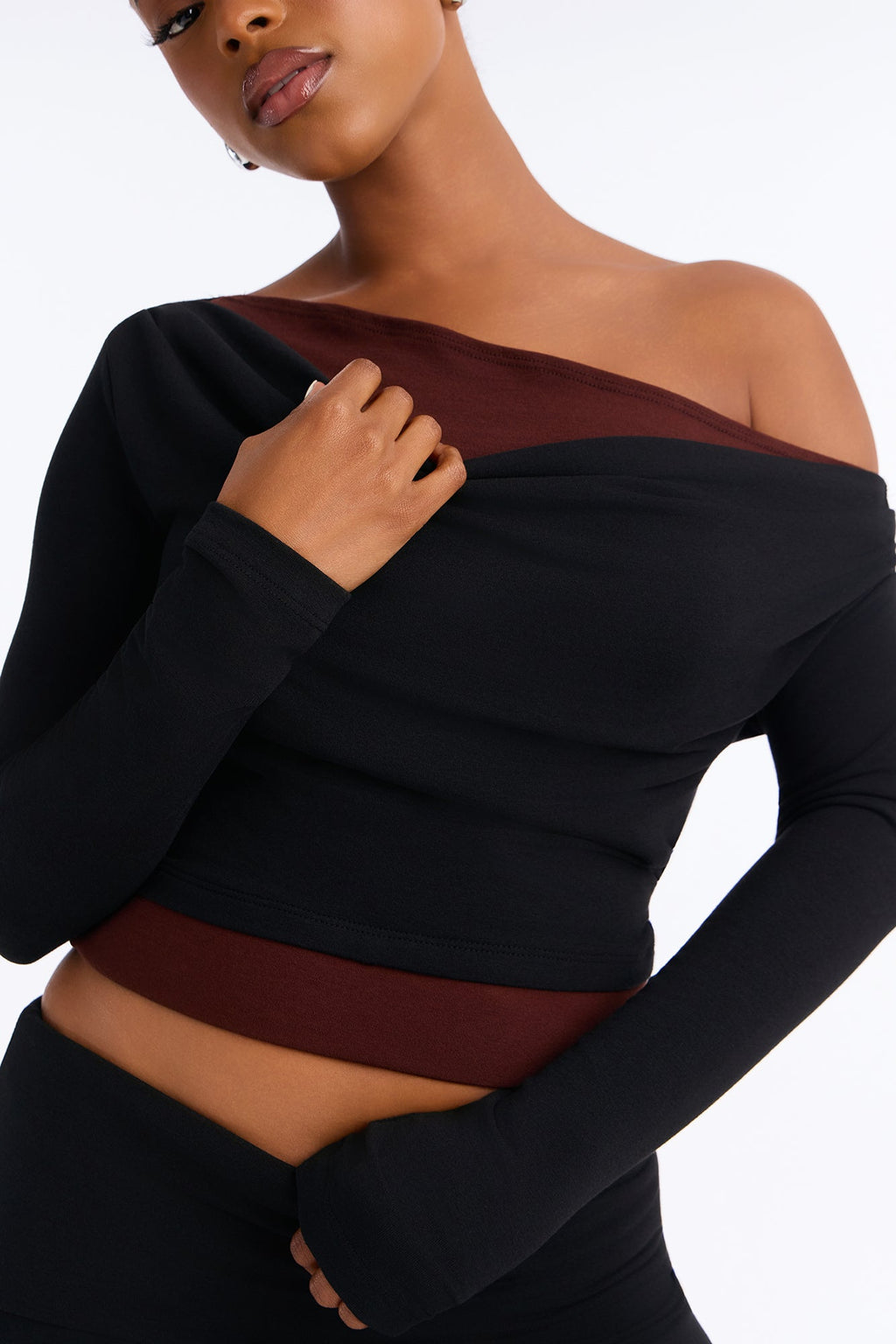 Celly Layered Gaucho Set - Black/combo