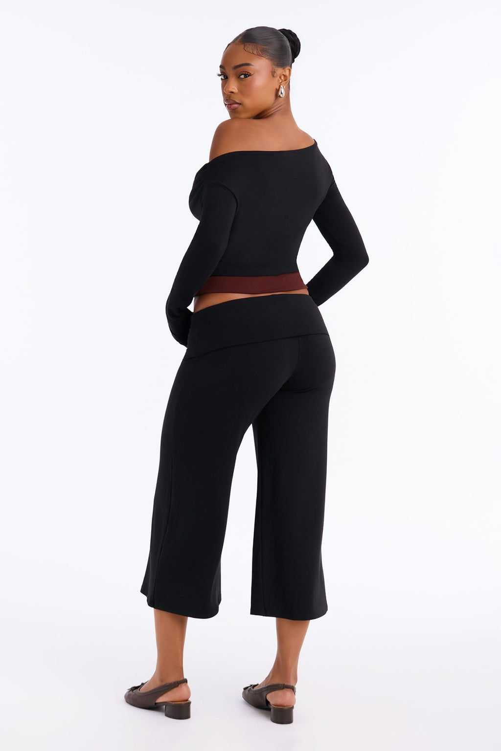 Celly Layered Gaucho Set - Black/combo