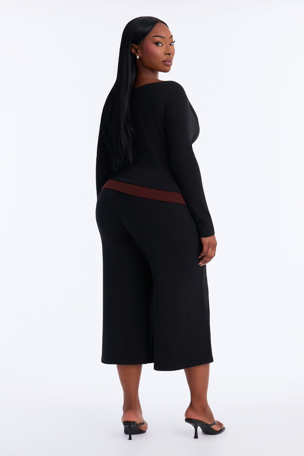 Celly Layered Gaucho Set - Black/combo