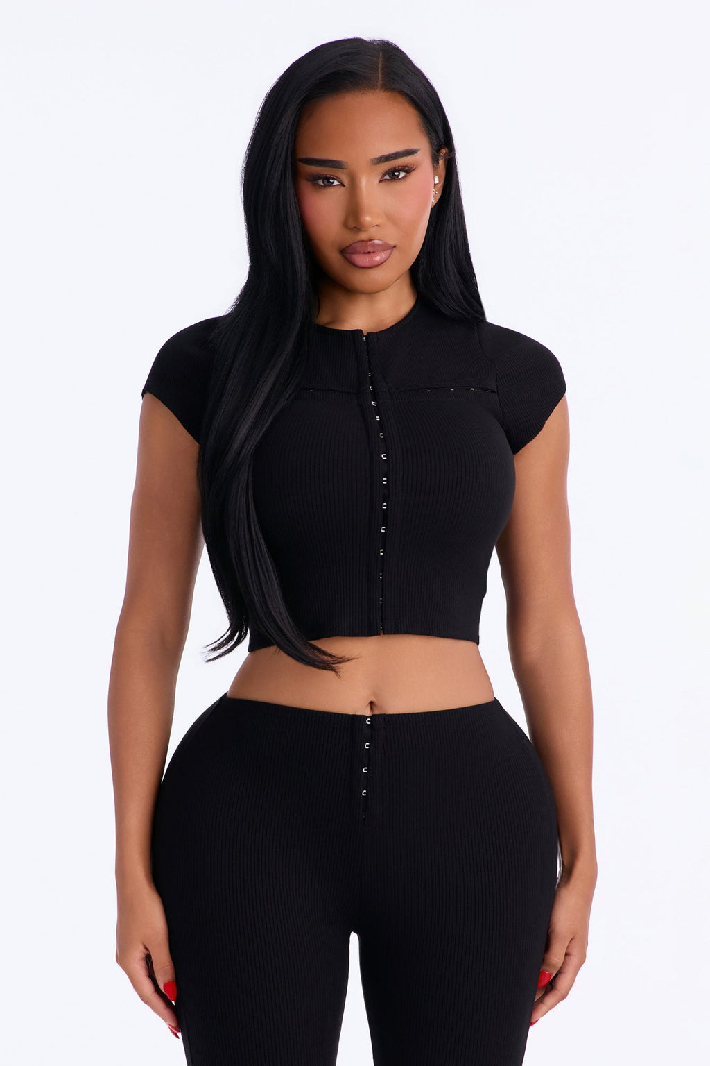 Riley Snatched Leggings Set - Black