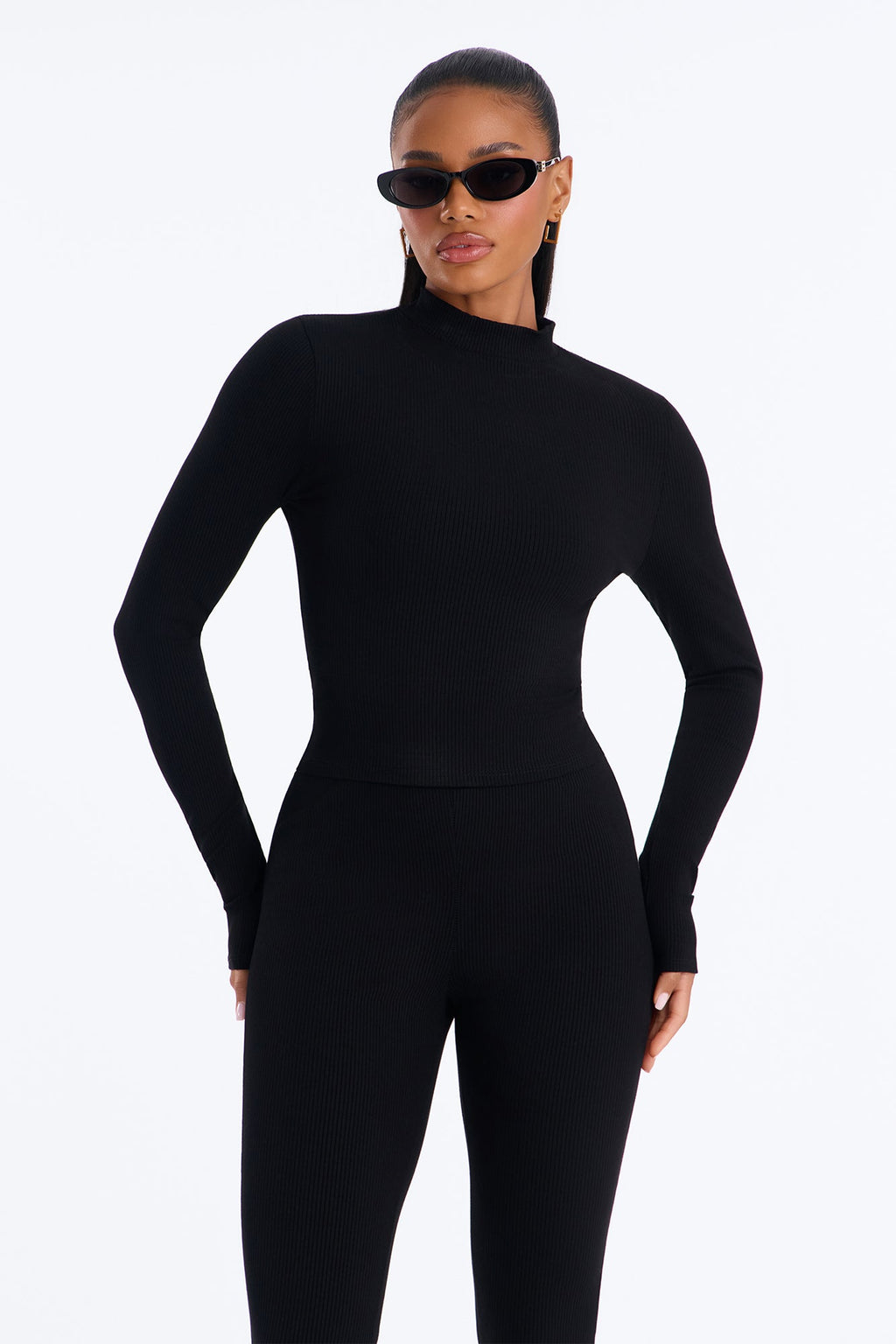 Rayanne Snatched Capri Set - Black