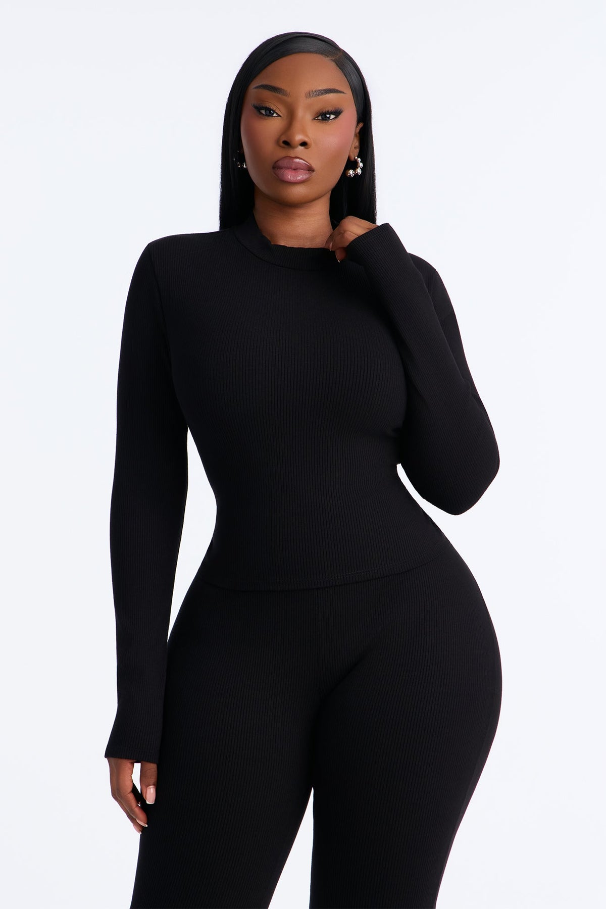 Rayanne Snatched Capri Set - Black