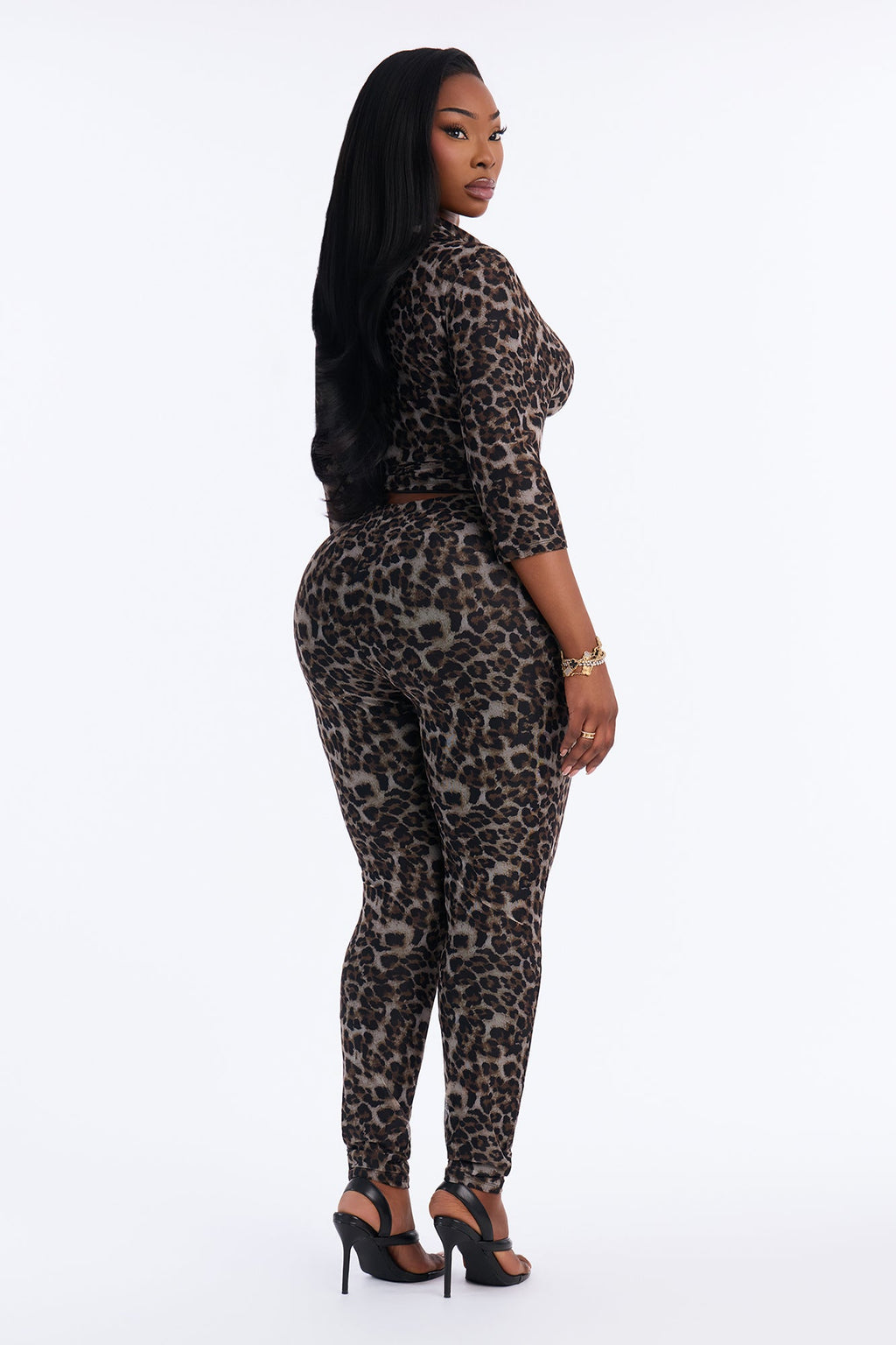 Wild Night Out Leopard Legging Set - Leopard