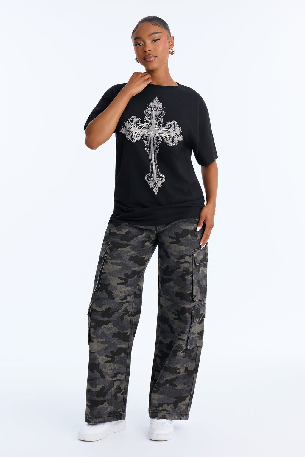 Keep Faith In Style Tee - Black