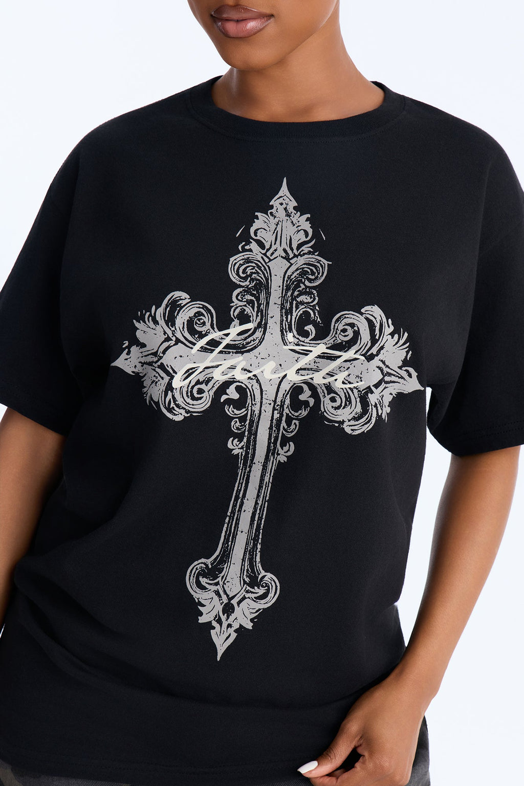 Keep Faith In Style Tee - Black