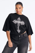 Keep Faith In Style Tee - Black