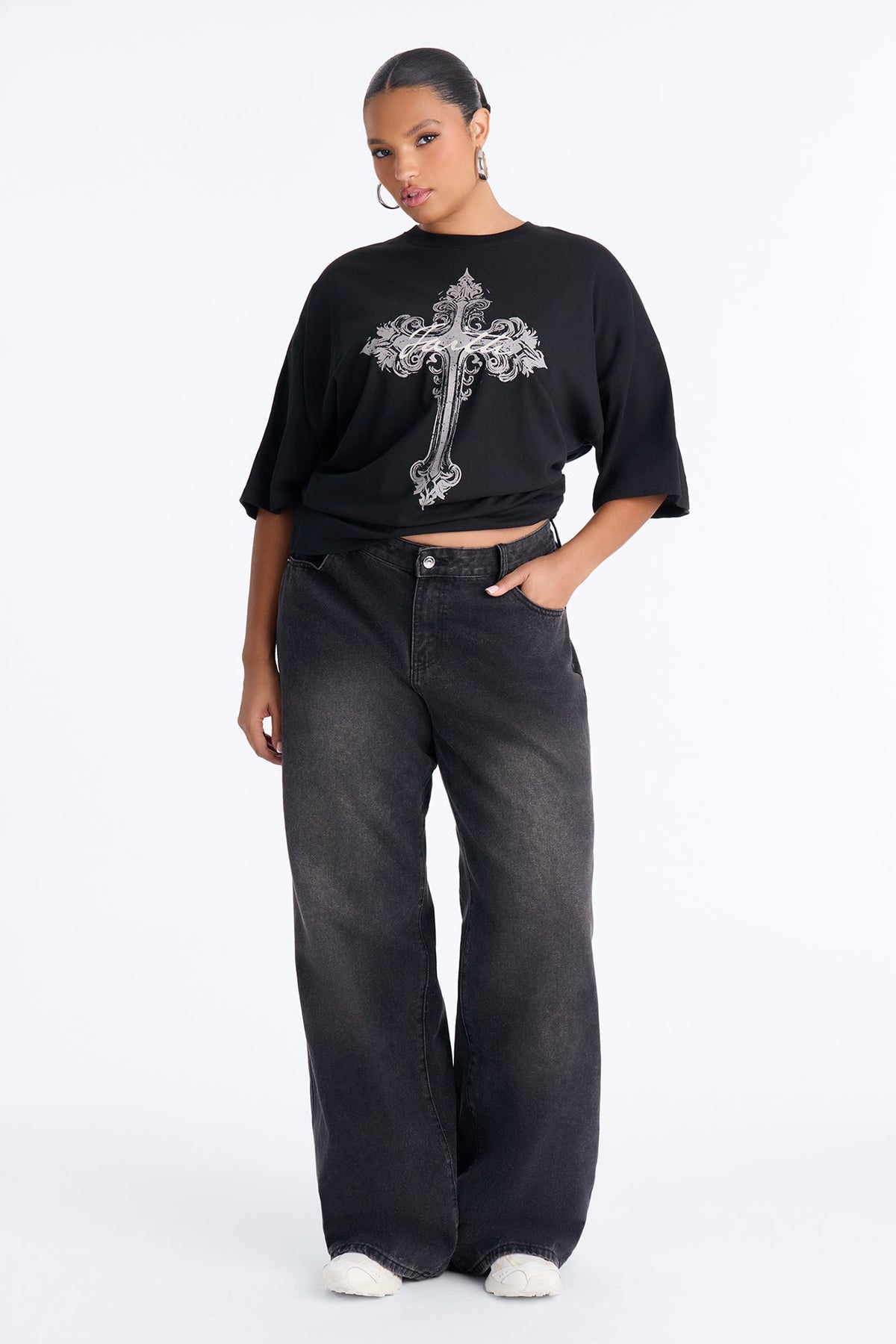 Keep Faith In Style Tee - Black