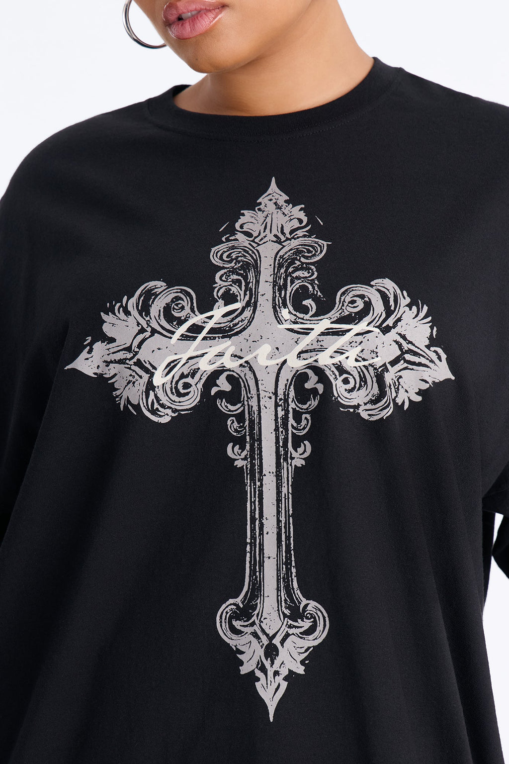Keep Faith In Style Tee - Black