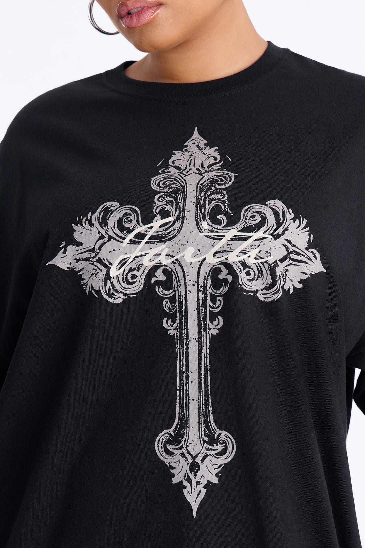 Keep Faith In Style Tee - Black