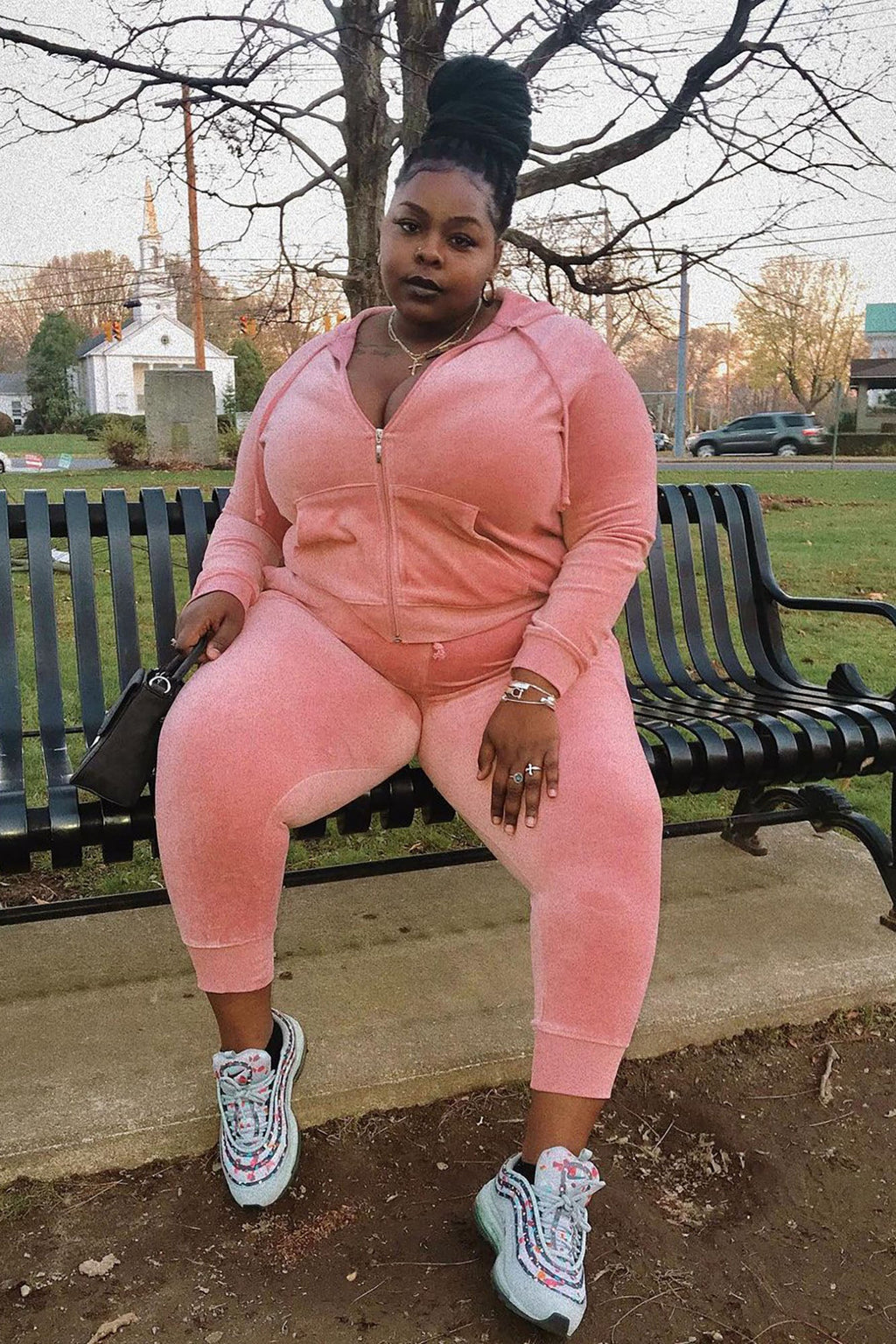The Original Trendsetter Velour Set - Mauve