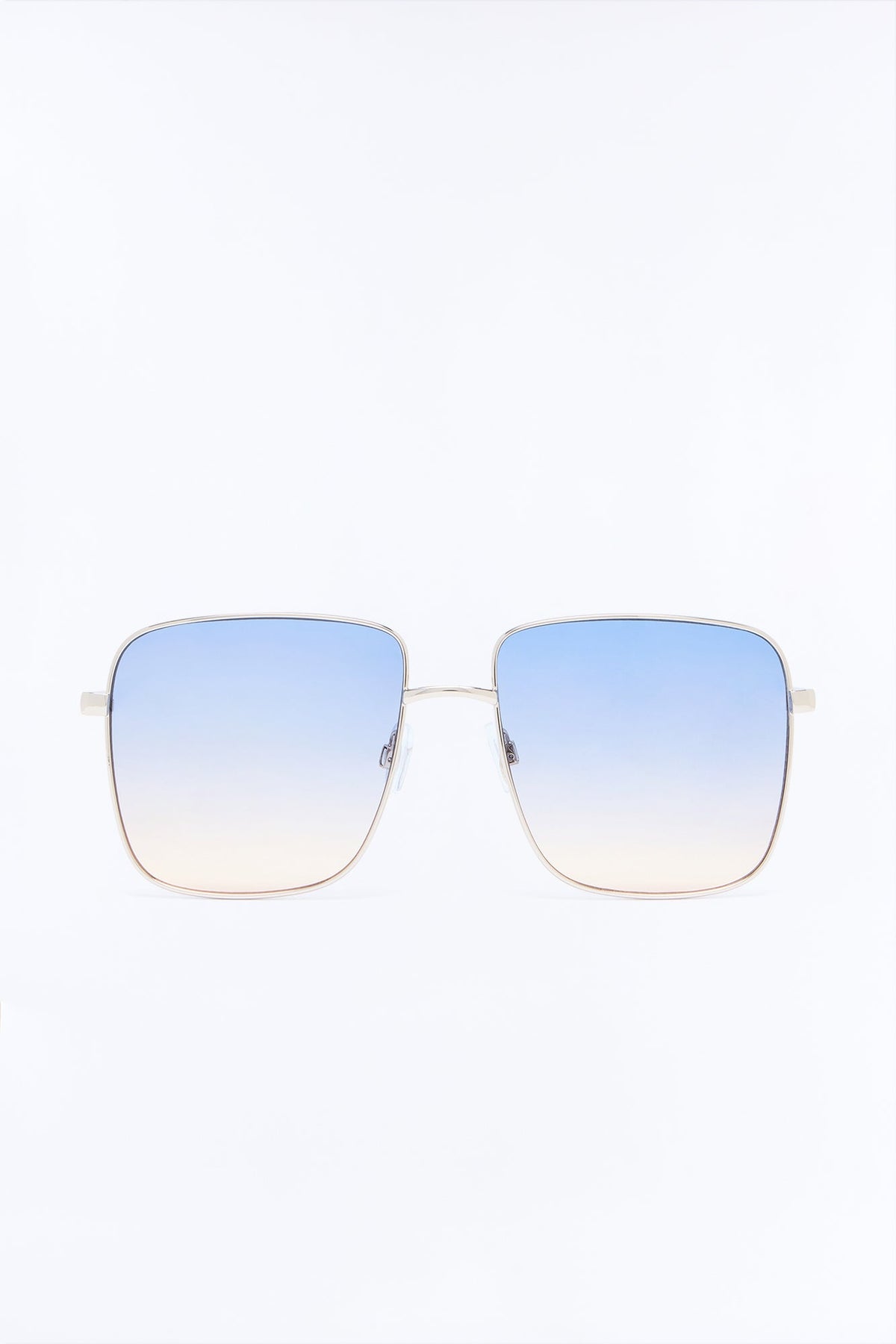 Beach After Glow Sunglasses - Silver/Blue