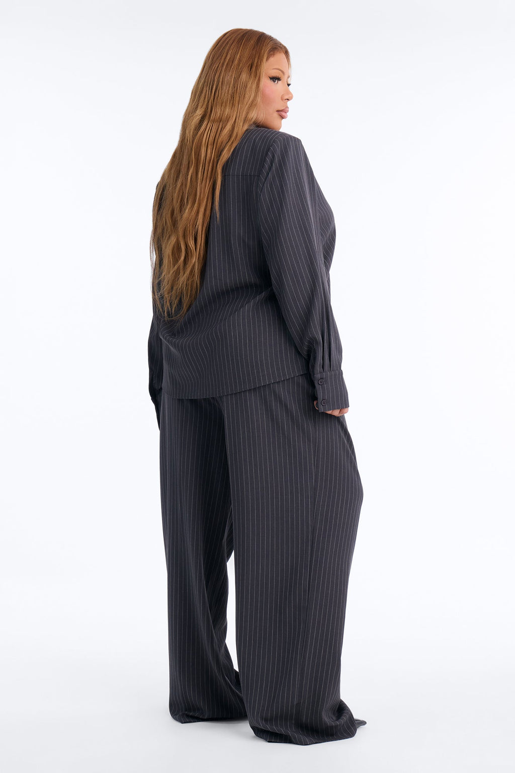 Easy Work Fit Pant Set - Charcoal