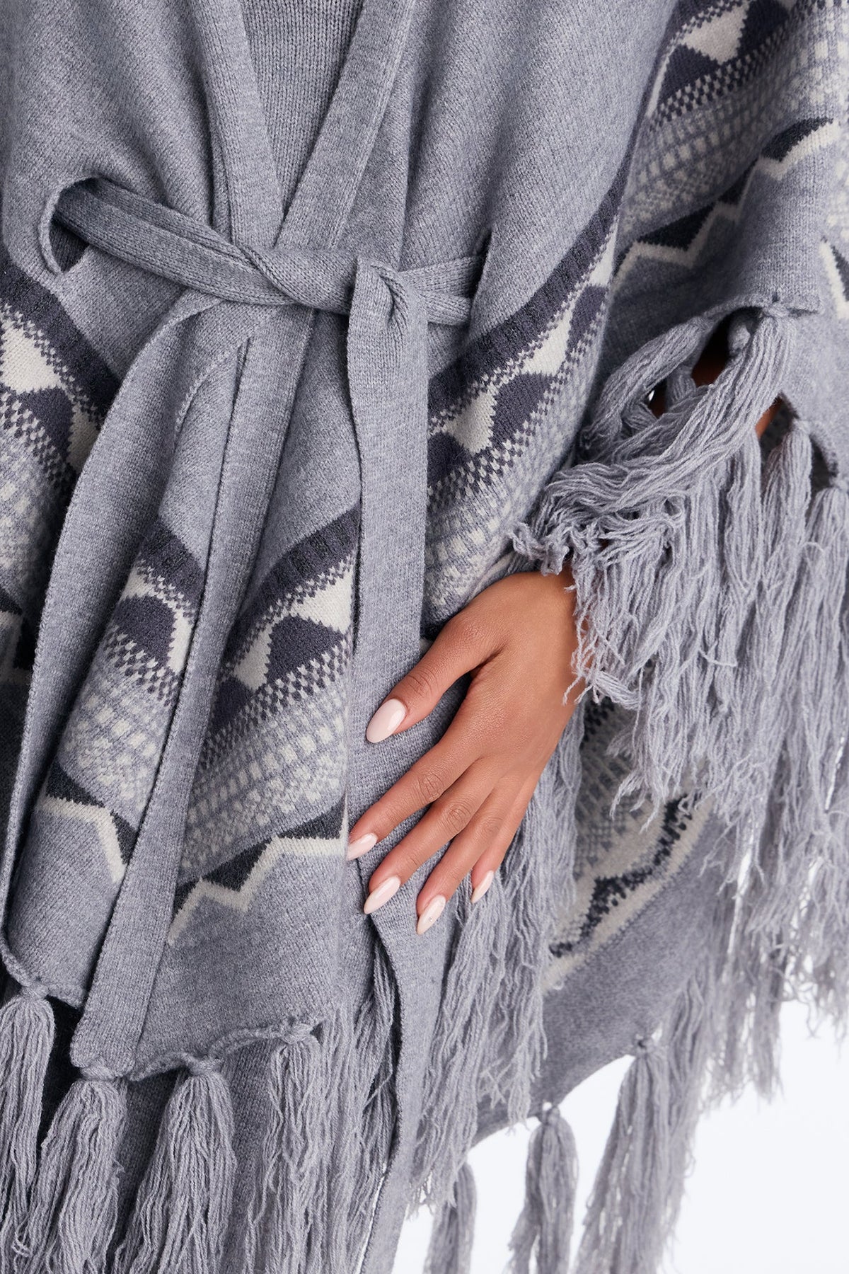 See You In Aspen Sweater Maxi Dress - Heather Grey