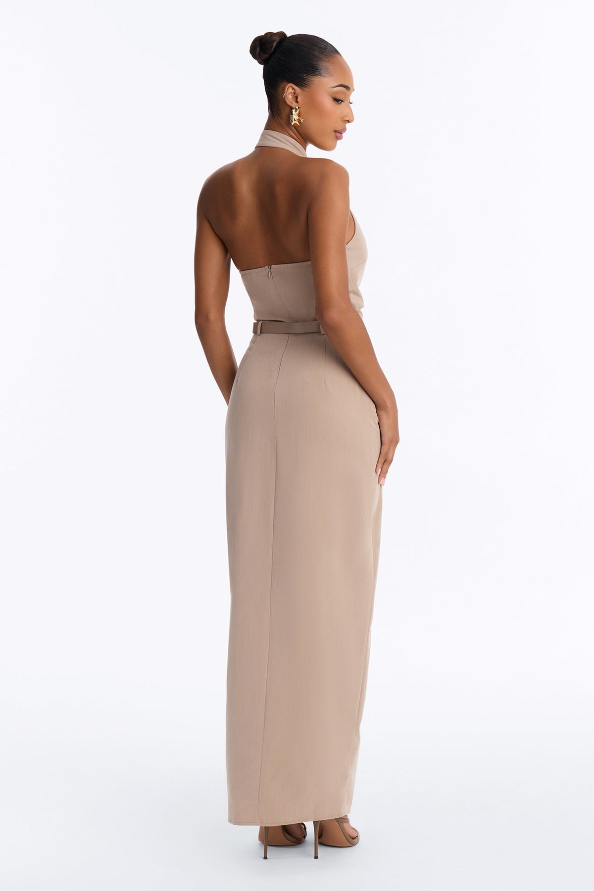 Boss You Up Maxi Dress - Taupe