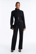 Willow Tailored Pant Set - Black