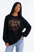 Athletic Dept Oversized Tee - Black