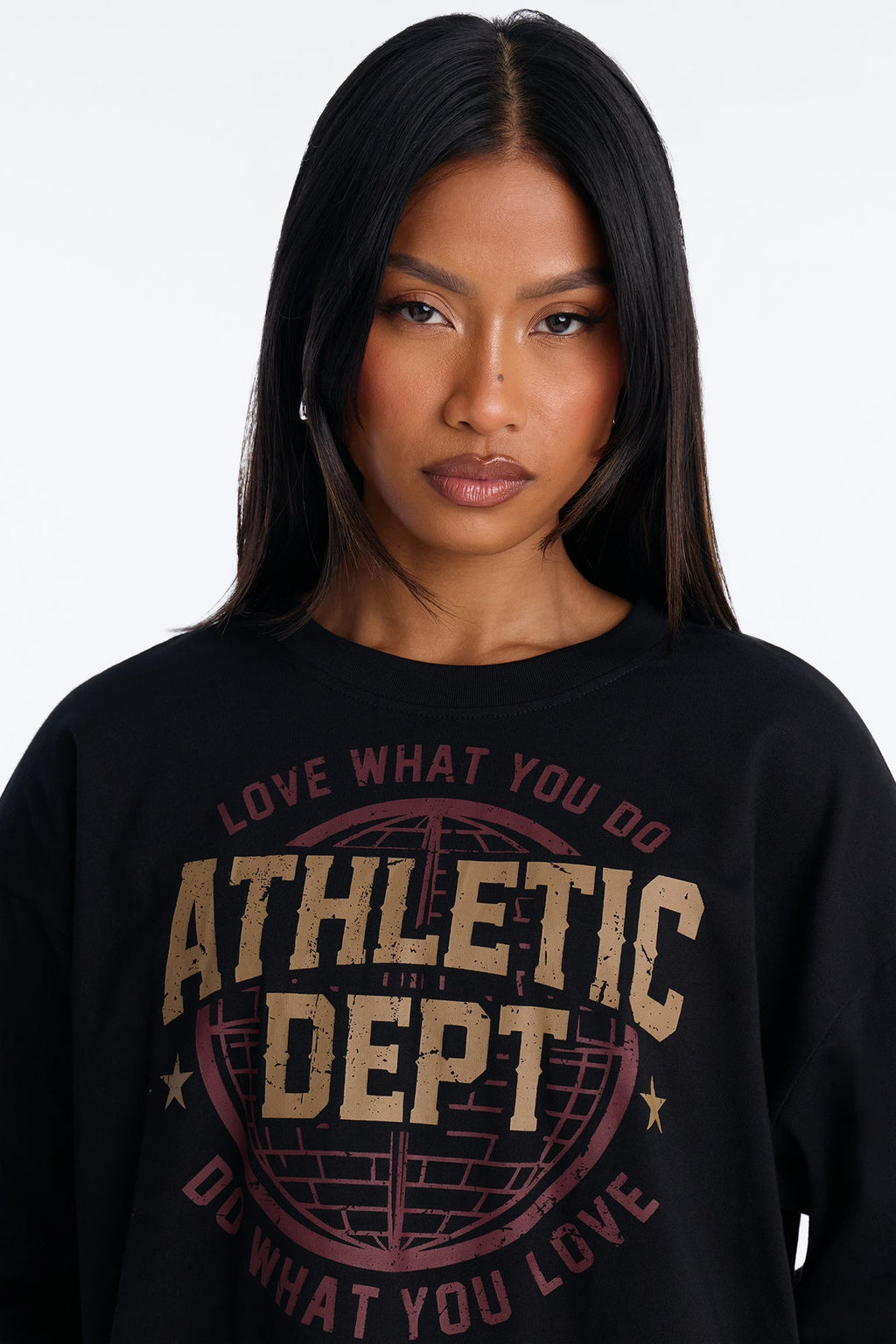Athletic Dept Oversized Tee - Black