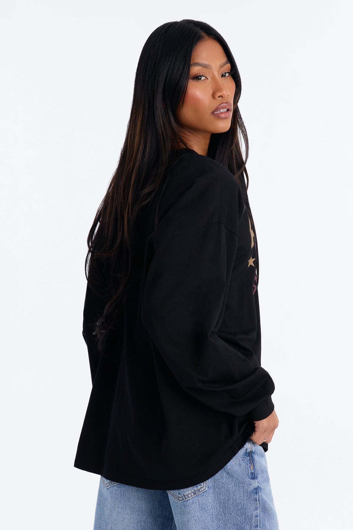 Athletic Dept Oversized Tee - Black