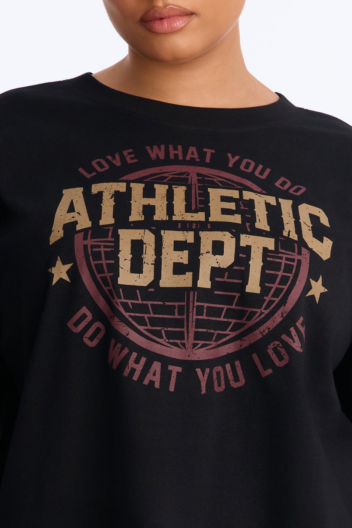 Athletic Dept Oversized Tee - Black