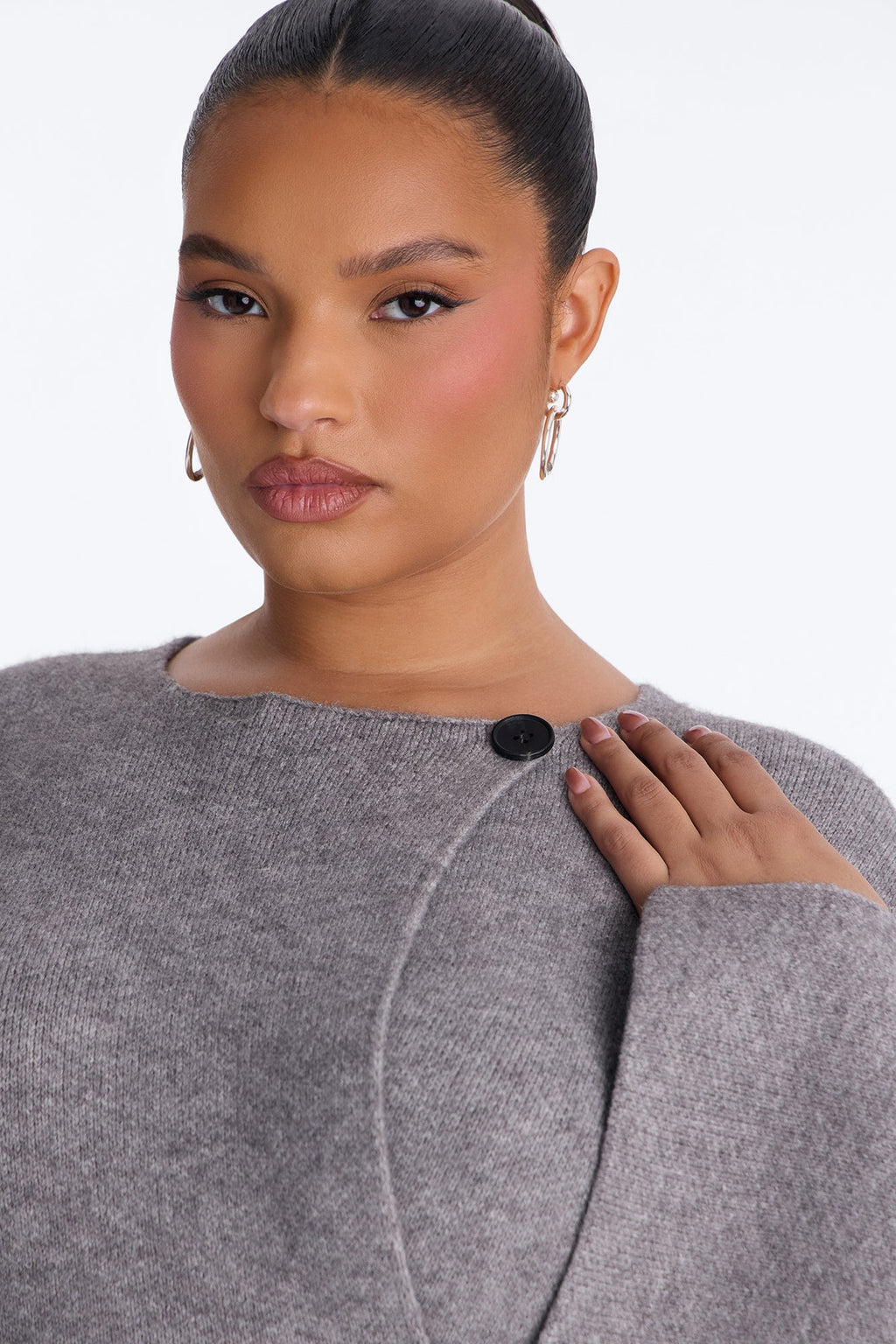High Expectations Tie Waist Cardigan - Grey