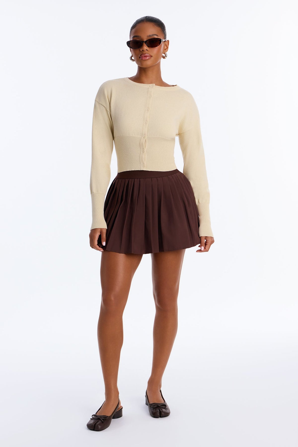 Soft Dreams Button Up Cardigan - Cream