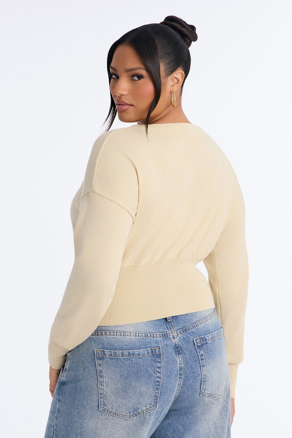 Soft Dreams Button Up Cardigan - Cream