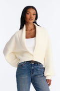 Dreaming Of Us Button Up Cardigan - Cream