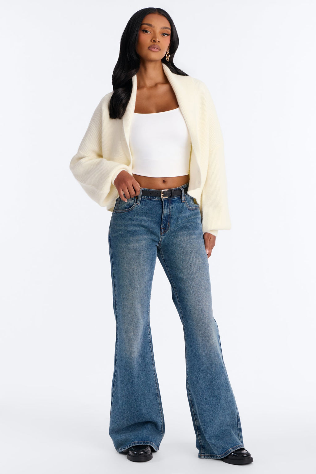 Dreaming Of Us Button Up Cardigan - Cream